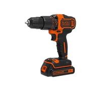 BLACK+DECKER BDCHD18S32 Taladro Percutor 18V con Batería de Litio 1.5Ah Incluye 32 Accesorios y Bolsa de Almacenamiento