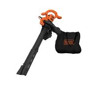 BLACK+DECKER BEBLV260 Soplador Aspirador y Triturador de Hojas 2.600W Velocidad de Soplado de 315 Km H