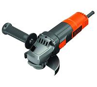 Black+Decker BEG220-QS Amoladora angular 900 W, 12.000 rpm, eje M14, Ajuste de Guarda sin Llave, Naranja, disco 125 mm