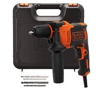 Black&Decker BEH710K-QS Taladro Percutor 710W + 4 Brocas + Maletín