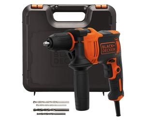 Black&Decker BEH710K-QS Taladro Percutor 710W + 4 Brocas + Maletín