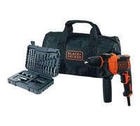 Black & Decker BEH710SA32-QS Taladro Percutor 710W con 32 Accesorios y Bolsa de Transporte