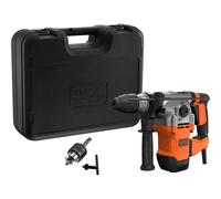Black & Decker BEHS03K-QS Martillo SDS-Plus 1.250W 3 Modos 3.7J 13mm con Llave/Empuñadura y Maletín