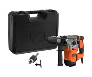Black & Decker BEHS03K-QS Martillo SDS-Plus 1.250W 3 Modos 3.7J 13mm con Llave/Empuñadura y Maletín