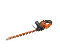 Black+Decker BEHTS401-QS - Cortasetos (500 W), Negro/ Naranja, 55 cm/ 22 mm