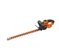BLACK+DECKER BEHTS451 Cortasetos 550 W, 60 cm Longitud de Espada, Serrucho de 5 cm, Corte de Ramas de hasta 35 mm de Diámetro, Interruptor de 2 Manos, Sistema de Retención del Cable