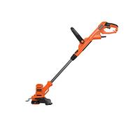 BLACK+DECKER BESTA525-QS - Cortabordes eléctrico 450 W, Desbrozadora, 25 cm de ancho de corte, E-Drive, alargador de hilo automático AFS, cambio sin herramientas de corte césped a corte bordes