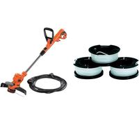 BLACK+DECKER BESTA530C10-QS Cortaborde Eléctrico Ancho Corte 30 Cm, Alargador 10 Metros, 38