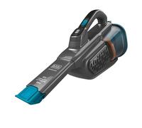 Black+Decker BHHV320J Aspirador de Mano Gen 11 Potencia 12V y Batería 2.0Ah Boca Fina Acción Ciclónica Boquilla y Cepillo Extensible Batería Litio