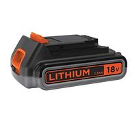 BLACK+DECKER BL2518 Bateria de Litio Tipo Carril 18V y 2.5Ah Negro/Naranja