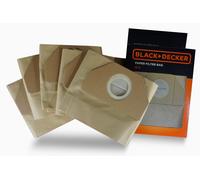 Black+Decker - Bolsas de filtro de papel para aspiradores sólidos y líquidos (30 L)