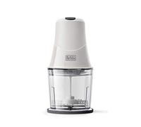 Black+decker - bxch260e; picadora; chopper; jarra 500 ml; tapa-accionadora. 2 funciones: mezcla y pica. 2 velocidades; cuchillas en acero inoxidable; con tapa para conservar alimentos frescos. 260w