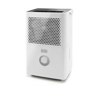 Black+Decker BXDH12E Deshumidificador, depósito 1,8L, silencioso, 12L día. Filtro extraíble y lavable. 2 velocidades. Función secado. Programable 24h. Hasta 25m2.