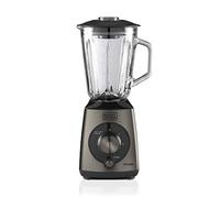 Black+Decker BXJB1000E Batidora de Vaso, 1000 W, 1.5 litros, Plástico, Gris