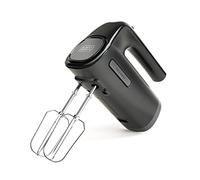 BLACK+DECKER BXMX300E - Batidora amasadora, 300W, BPA Free, 5 velocidades, TURBO, desmontable, accesorios, fácil limpieza, color negro