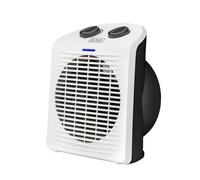 Black+Decker - Calefactor BXSH2000E apto para baños. IP21. 2 potencias de calor + ventilador 1000W / 2000W. Compacto. Termostato. Protección sobrecalentamiento. Sistema seguridad anti-vuelco. Asa
