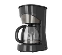 Black+Decker - Cafetera de goteo BXCO1001E | 1000W | Depósito 1.5 L | 12 tazas | Boquilla antigoteo | Placa calefactora 40 min | Auto apagado | Filtro permanente | Acero inox antihuellas