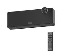 Black & Decker Calefactor cerámico de pared BXWSH2001E 2000W – Termostato, control remoto