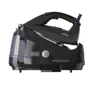 Black+Decker - Centro de Planchado BXSS2600E | 2600W | Presión 7 Bares | Vapor antimicrobiano | Depósito Extraíble 1.5L | Vapor Seco Continuo 130 g/min |Sistema Antical y Bloqueo | Modo ECO | Auto Off