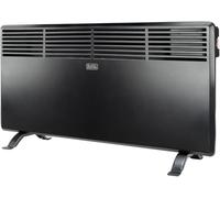 Black+Decker - Convector BXCSH1800E de 1800W programable con controles digitales. IP24 apto para uso en el baño. Posibilidad de ser fijado en la pared. Apagado automático. Silencioso