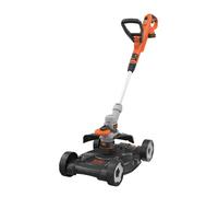 BLACK+DECKER Cortabordes Inalámbrico 18V POWERCONNECT 3 en 1, Recortadora de Césped, Perfilador de Bordes Ligero y Cortacésped, Cambio Fácil a Cortacésped para Jardines Pequeños - STC1820CM-QW