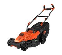 BLACK+DECKER Cortacésped con Manillar de Tipo Bicicleta 1600W, Ancho de Corte 38cm, Sistema E-Drive, EdgeMax y SoftTouch, 6 Alturas de Corte, Depósito 45L, BEMW471BH