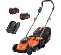BLACK+DECKER Cortacésped inalámbrico 33cm, 2x 36V 2.5Ah BCMW3336L2