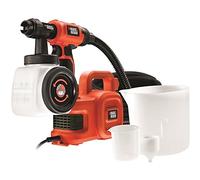 BLACK+DECKER & DECKER HVLP400 Turbina de suelo 450W, Ajuste flujo, Selección forma spray, Depósito llenado lateral, Manguera 6 1 metros