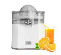 Black+Decker - Exprimidor Citrus BXCJ40E | 40W | Vertido Continuo | Piña grande | Sistema Antigoteo de Acero Inoxidable | Rotación bidireccional | Libre de BPA | Antipolvo | Base Antideslizante