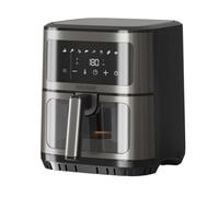 Black+Decker - Freidora de Aire sin Aceite BXAF2501E | 1600W | 6,5L | 8 programas | Pantalla táctil | Temperatura 80-200ºC | Ventana Control | Cocción Uniforme | Temporizador | Avisador acústico