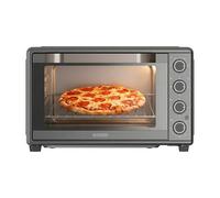 Black+Decker - Horno eléctrico BXOV4500E|2000W|45L|15 funciones de cocción|Horno de convección|Timer 90 min|Función STAY ON|Puerta doble cristal|Luz interior|Bandeja recogemigas|Accesorio rustidor