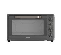 Black+Decker - Horno eléctrico BXOV6000E|2000W|60L|15 funciones de cocción|Horno de convección|Timer 90 min|Función STAY ON|Puerta doble cristal|Luz interior|Bandeja recogemigas|Accesorio rustidor