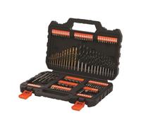 BLACK + DECKER Juego de Taladro y Atornillado A7200, 109 Piezas