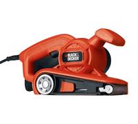 Black & Decker Lijadora de banda con cable KA86-QS 720 W 206 m/min bolsa de polvo 75/145 mm maletín