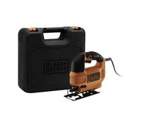 Black & Decker KFBES500K Sierra de Calar 500W 3000 spm, Corte en Madera 7 cm, Acero, Aluminio, Plástico, 4 Ajustes Pendulares, 45° Inclinación