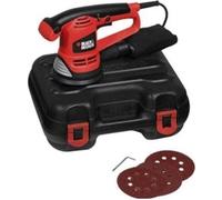 BLACK+DECKER Lijadora excéntrica 480W 125mm con control de velocidad KA191EK