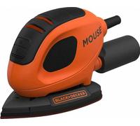 BLACK+DECKER Lijadora vibratoria 55W en estuche BEW230