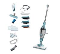 BLACK+DECKER Limpiador a vapor 1600W 2en1 con cabezal Delta, SteaMitt con accesorios BHSM1610DSM