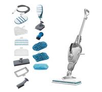 BLACK+DECKER BHSM1615DSG-QS - Limpiador a vapor vertical con cable, 1600W, Cuerpo desmontable, 15 accesorios
