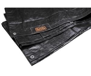 BLACK+DECKER Lona para Remolque, 3 x 4 m, Incluye Cuerda de Goma, 14 Ojales de Aluminio, Resistente al Agua