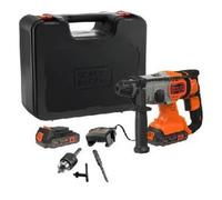 Martillo b&d 18v 1.2j 2b2.5ah sds-plus