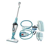 BLACK+DECKER 9 en 1 Mopa de Vapor con Limpiador de Mano y Guante SteaMitt, 1.3kW, FSMH1351SM-QS