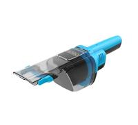 Black+Decker NVD215J-QW Aspirador de Mano 7.2 V, Batería de 1.5 Ah, Autonomía de 10 min, Deposito Trasparente de 290 ml, Boquilla Larga, Incluye Cargador Tipo Jack y Boquilla para Ranuras