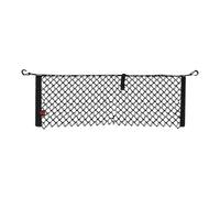 BLACK+DECKER Organizador de Maletero - Red de Maletero Universal - Bolsa de Red 125 x 30 cm - Incluye 2 Ganchos de Anclaje - Fácil de Guardar - Nylon - Negro