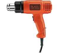 BLACK+DECKER KX1650 740l/min 1750W Rojo pistola de calor eléctrica, Decapador por aire caliente naranja, 740 l/min, 460 - 600 °C, 570 l/min, Rojo, Corriente alterna, 1750 W
