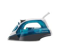 BLACK+DECKER - Plancha de Vapor 2200W | Antical | Golpe Vapor 120g/min | Vapor Vertical | Vapor Contínuo 30g/min | Suela Acero Inoxidable | Antigoteo | Azul