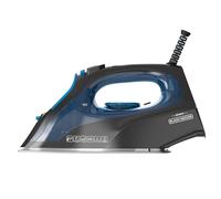 Black+Decker - Plancha de Vapor BXIR2605E | 2600W | 170g/min Golpe de Vapor | Vapor Continuo 40g/min | Suela de Acero Inoxidable | Sistema Anti Cal y Auto Limpieza | Eliminación de Virus y Bacterias