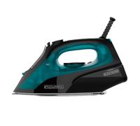 BLACK+DECKER - Plancha Vapor 2400W | Suela Cerámica | Vapor Continuo 0-45 g/min | Golpe Vapor 150 g/min | Planchado Vertical | Regulador Temperatura | Antigoteo | Doble Antical | Autolimpieza | Negro
