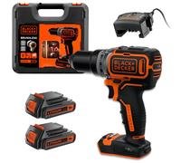 BLACK+DECKER Taladro atornillador inalámbrico 18V BL186K1B2