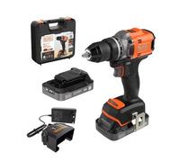 BLACK+DECKER Taladro atornillador sin cable 18V BLD682D2XK